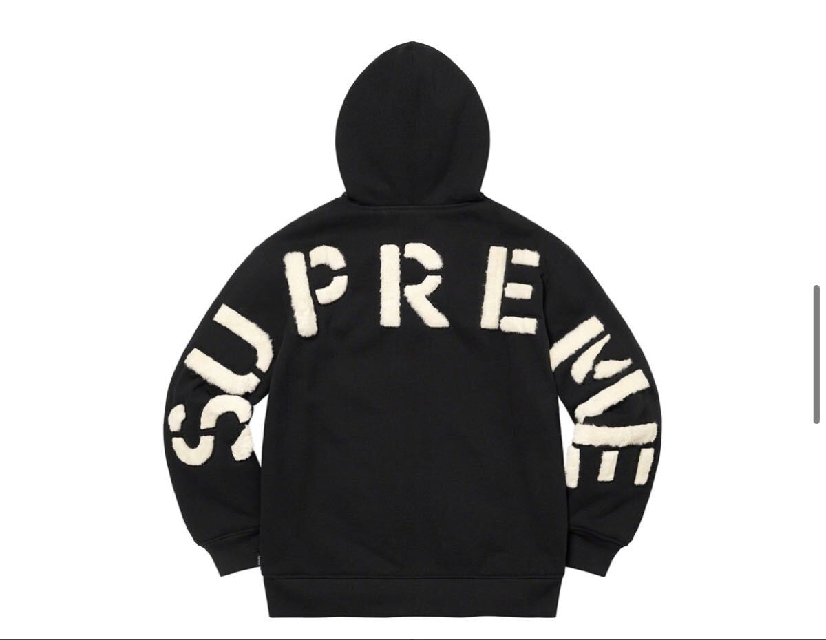 Faux Fur Lined Zip Up HoodedSweatshirt XL シュプリーム 貴重サイズのXL