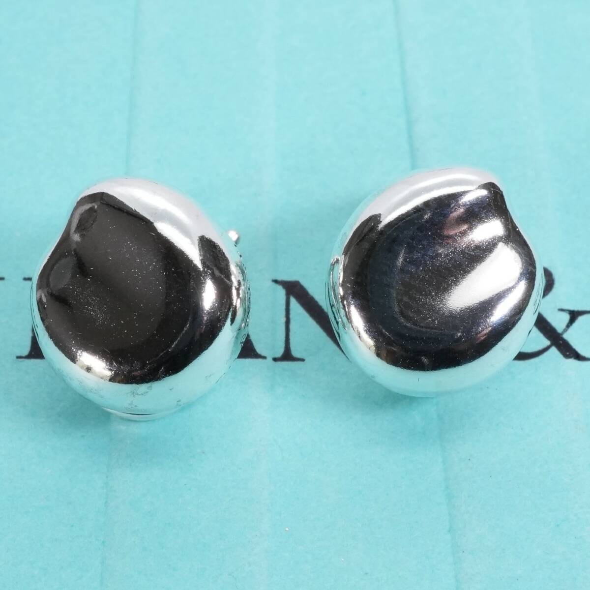 極美品 ティファニー シルバー ナゲット イヤリング/24-5769S