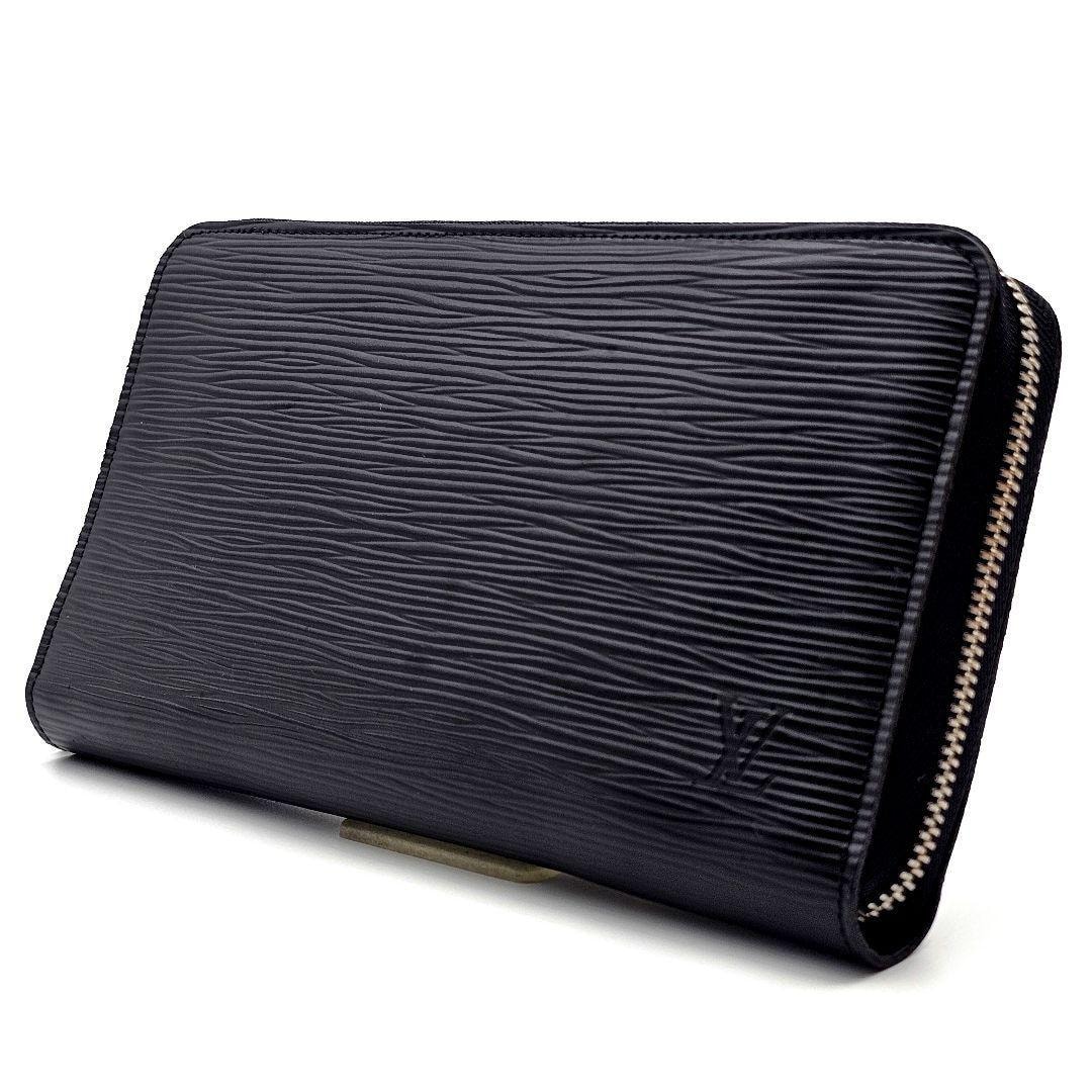 使用感少な目 ルイヴィトン ジッピーオーガナイザー エピ ノワール 長財布 A417