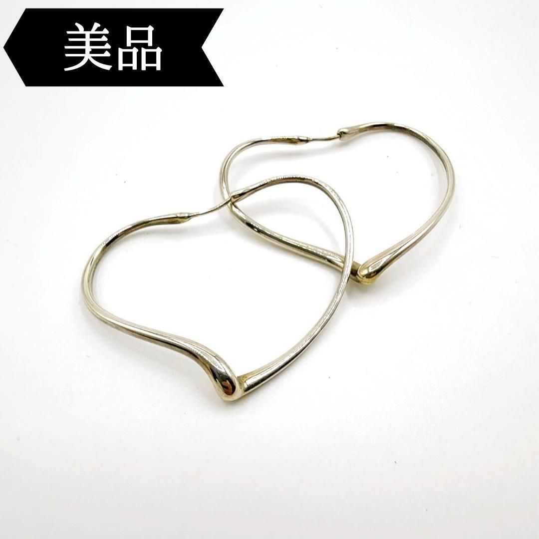 ◇ティファニー◇シルバー925/オープンハート/フープピアス/ブランド