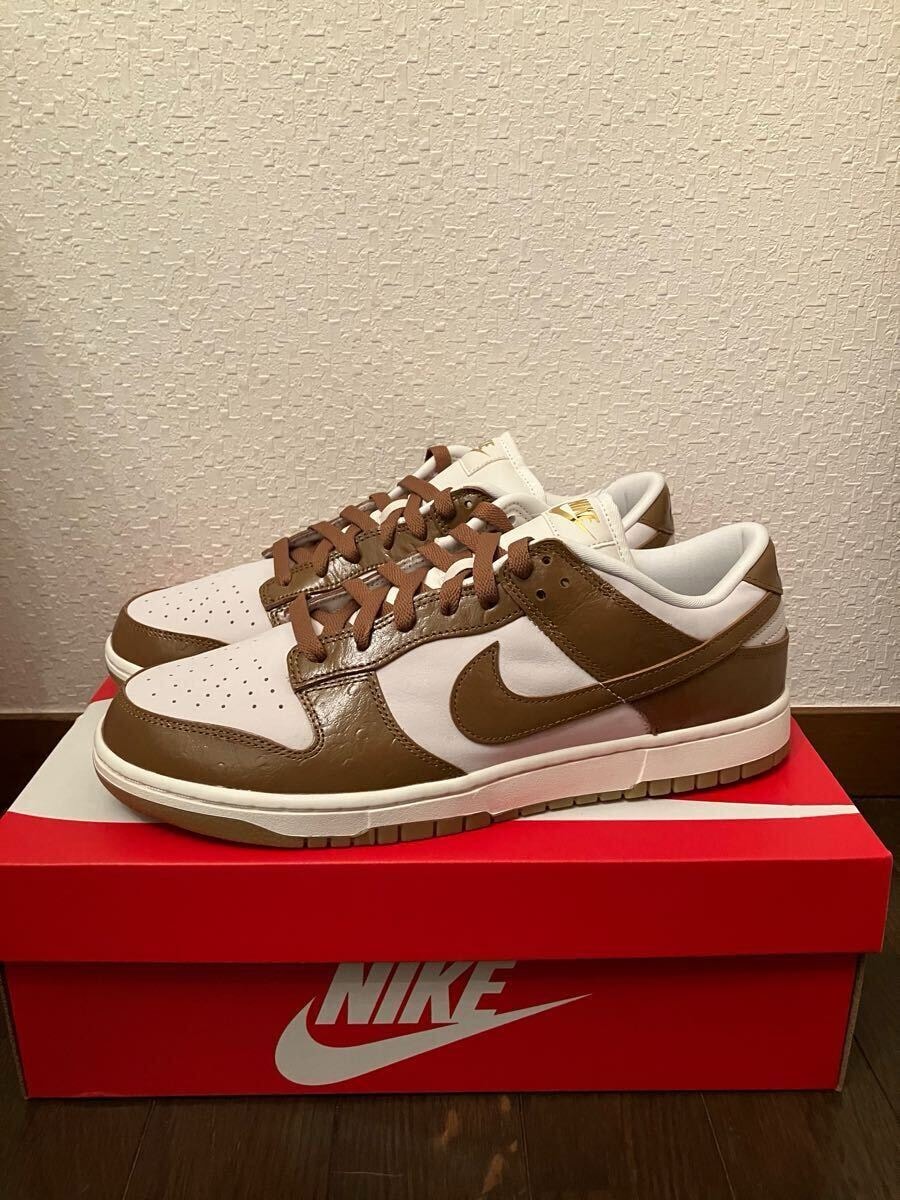NIKE ナイキ ダンク LOW LX ウィメンズ28.5cm ホワイト　ブラウン　 DUNK レディース