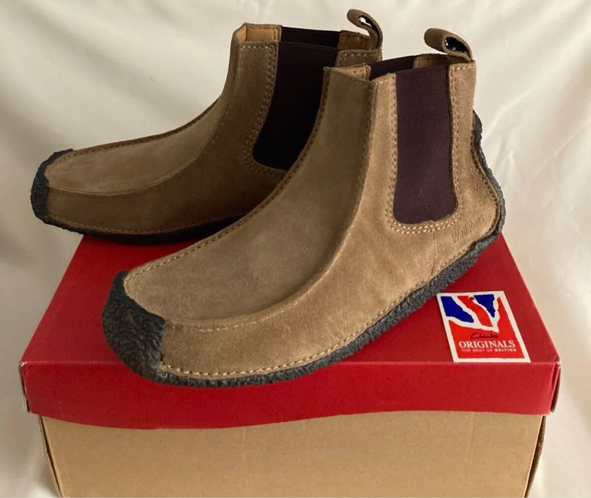 【希少】未使用クラークスSLOANEサイドゴアブーツ クラークス 革靴 ショートブーツ CLASSIC Clarks