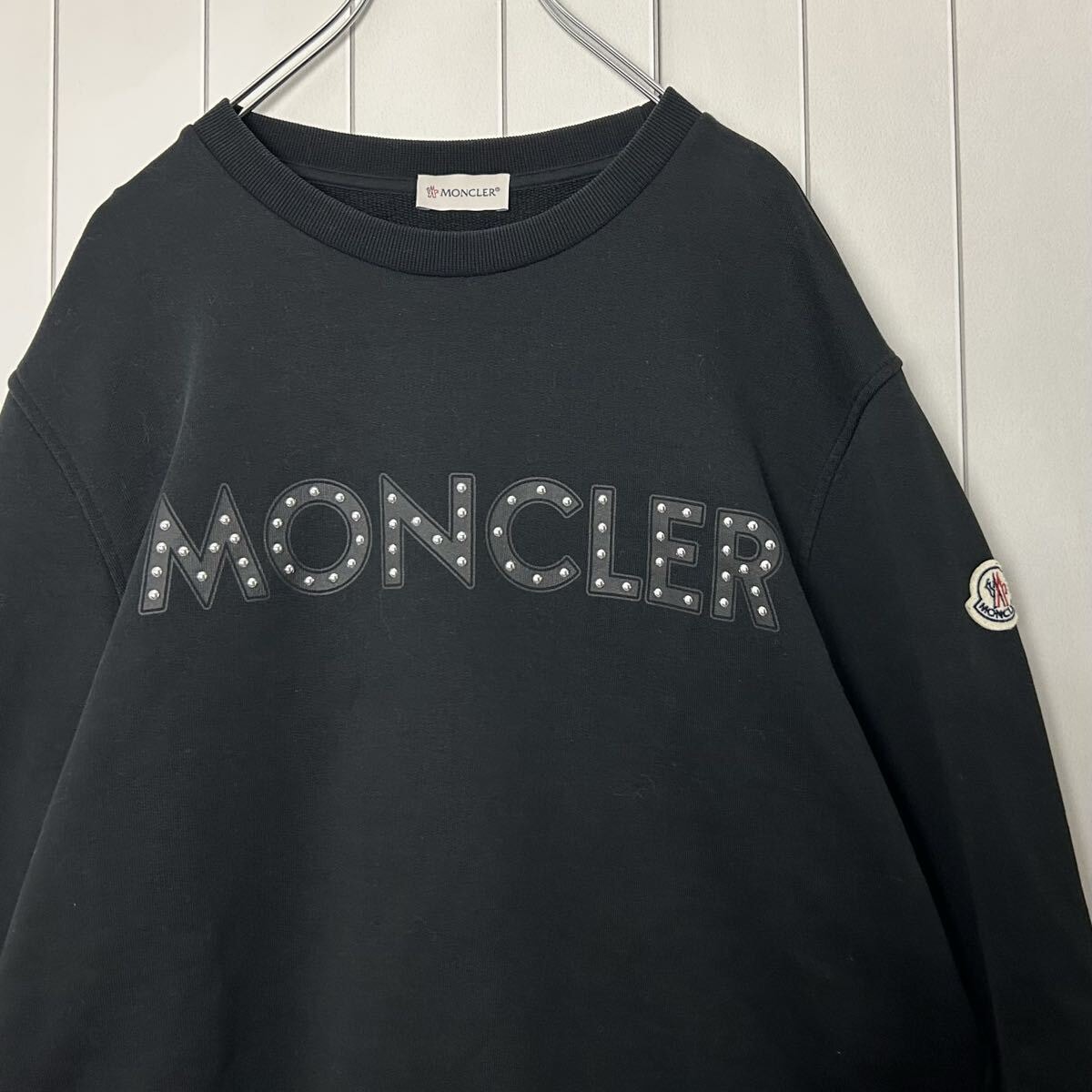 目立った傷や汚れなし】極美品 高級 MONCLER モンクレール ロゴ