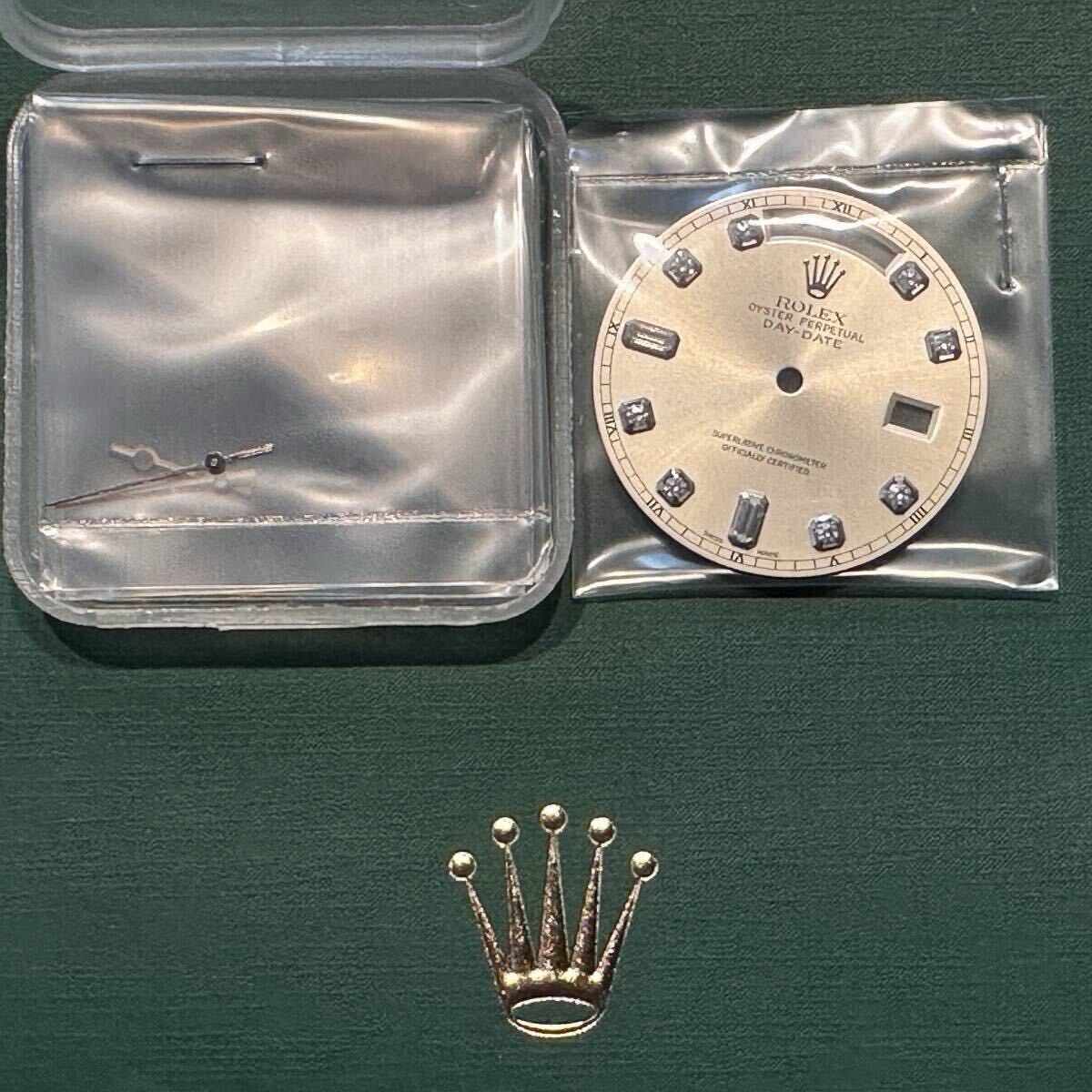 【美品】ROLEX／ロレックス　DAY-DATE／デイデイト　10Pダイヤ文字版　118346・118239