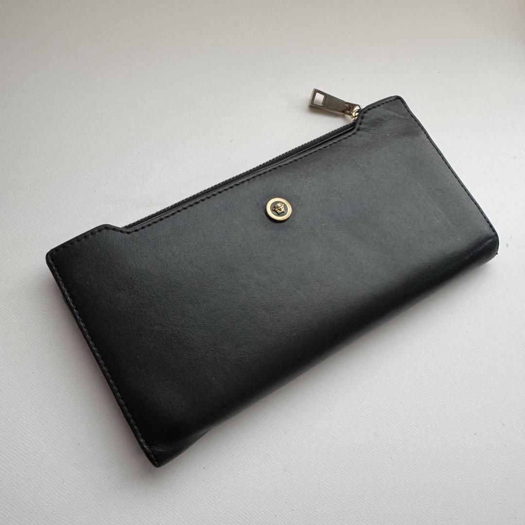 【美品】 975 Versace ヴェルサーチ 2つ折り 長財布