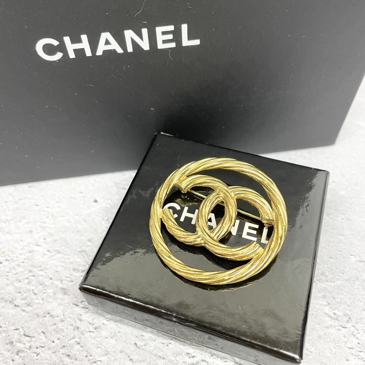 CHANEL ヴィンテージ ココマーク ブローチ シャネル