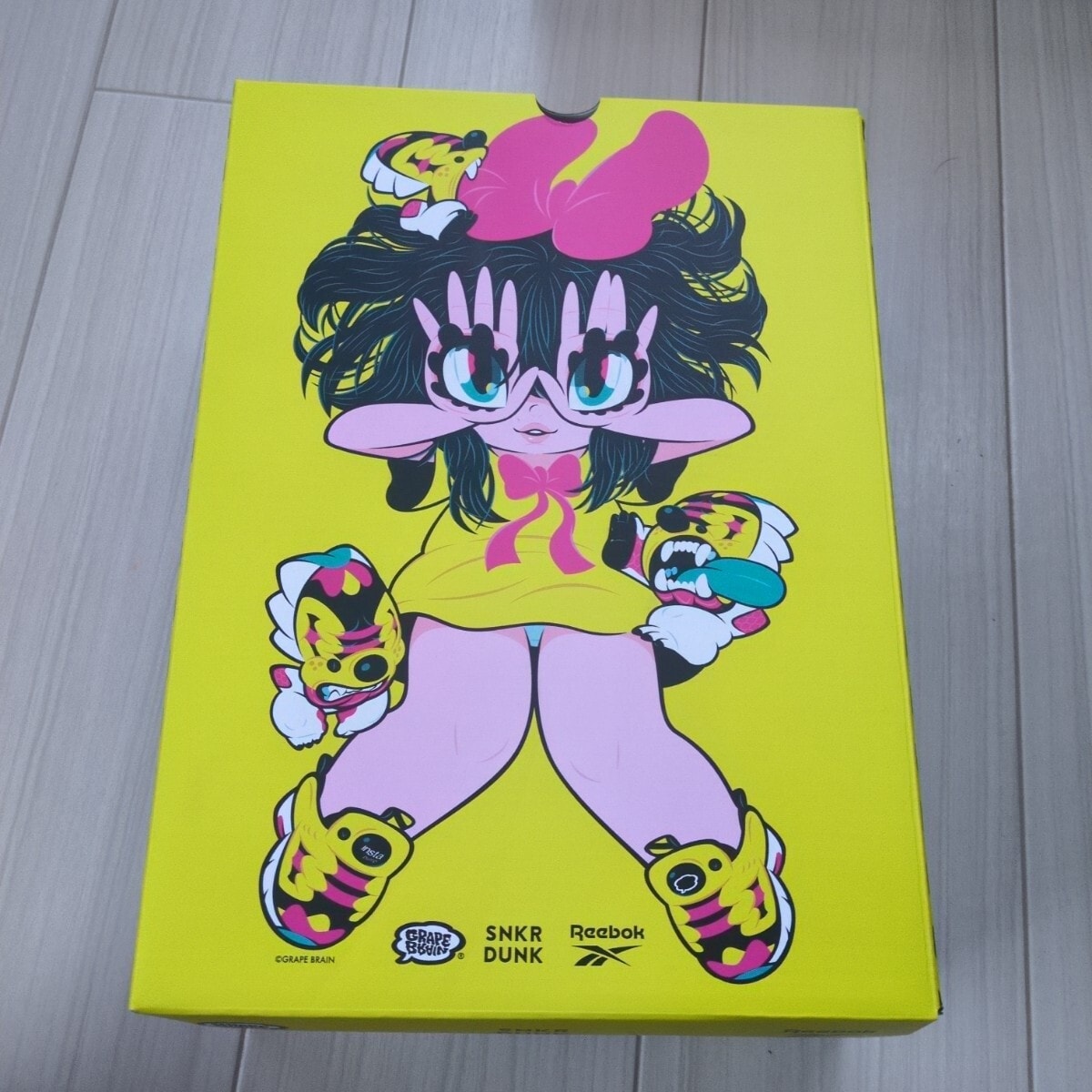 新品・未使用(ワケあり)】GRAPE BRAIN にぎるちゃん x INSTAPUMP FURY