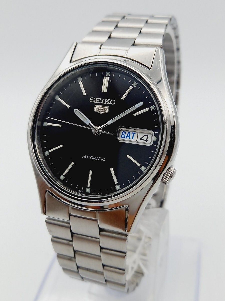 【整備済み】 ボーイズサイズ セイコー5 ビンテージ 1999年製造 セイコーファイブ　SEIKO セイコー 腕時計 自動巻き セイコー5 ファイブ