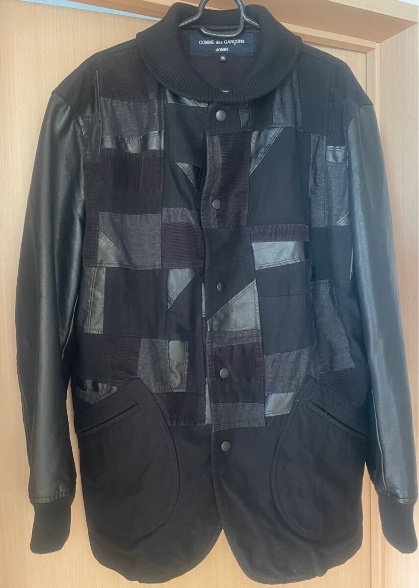 目立った傷や汚れなし】コムデギャルソン パッチワークジャケット  