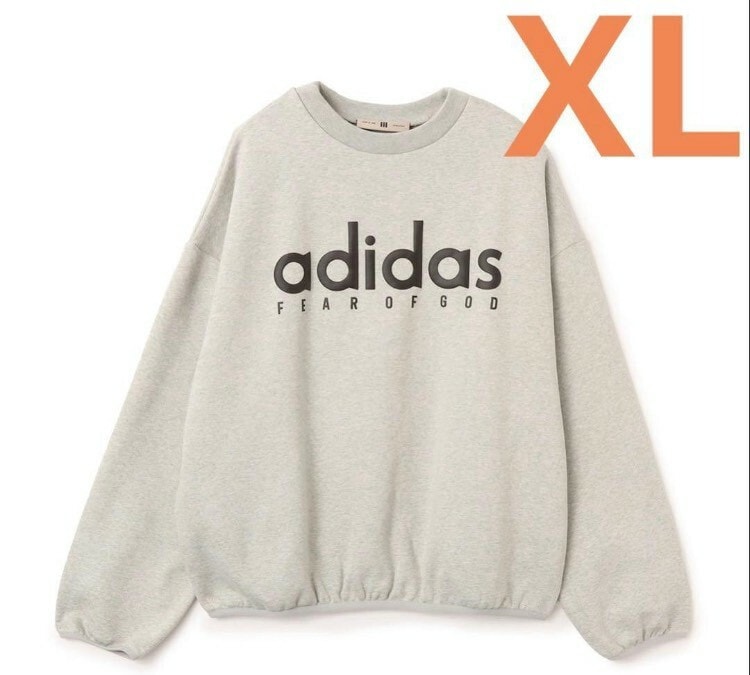 adidas FEAR OF GOD ATHLETICS COTTON FLEECE　アディダス フィア オブ ゴッド アスレチックス コットン フリース クルーネック　男女兼用