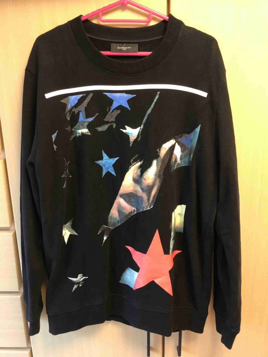 GIVENCHY ジバンシィ スタースウェット 正規品ジバンシー 本革レザー