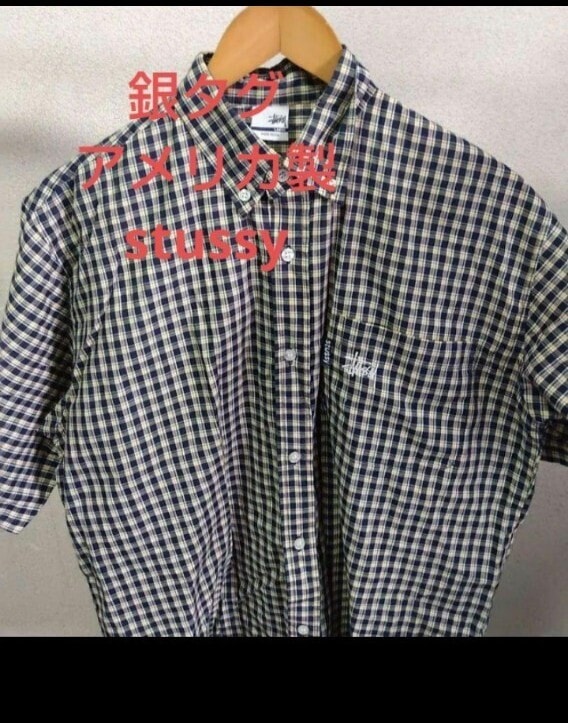 stussy 銀タグ　アメリカ製　美品