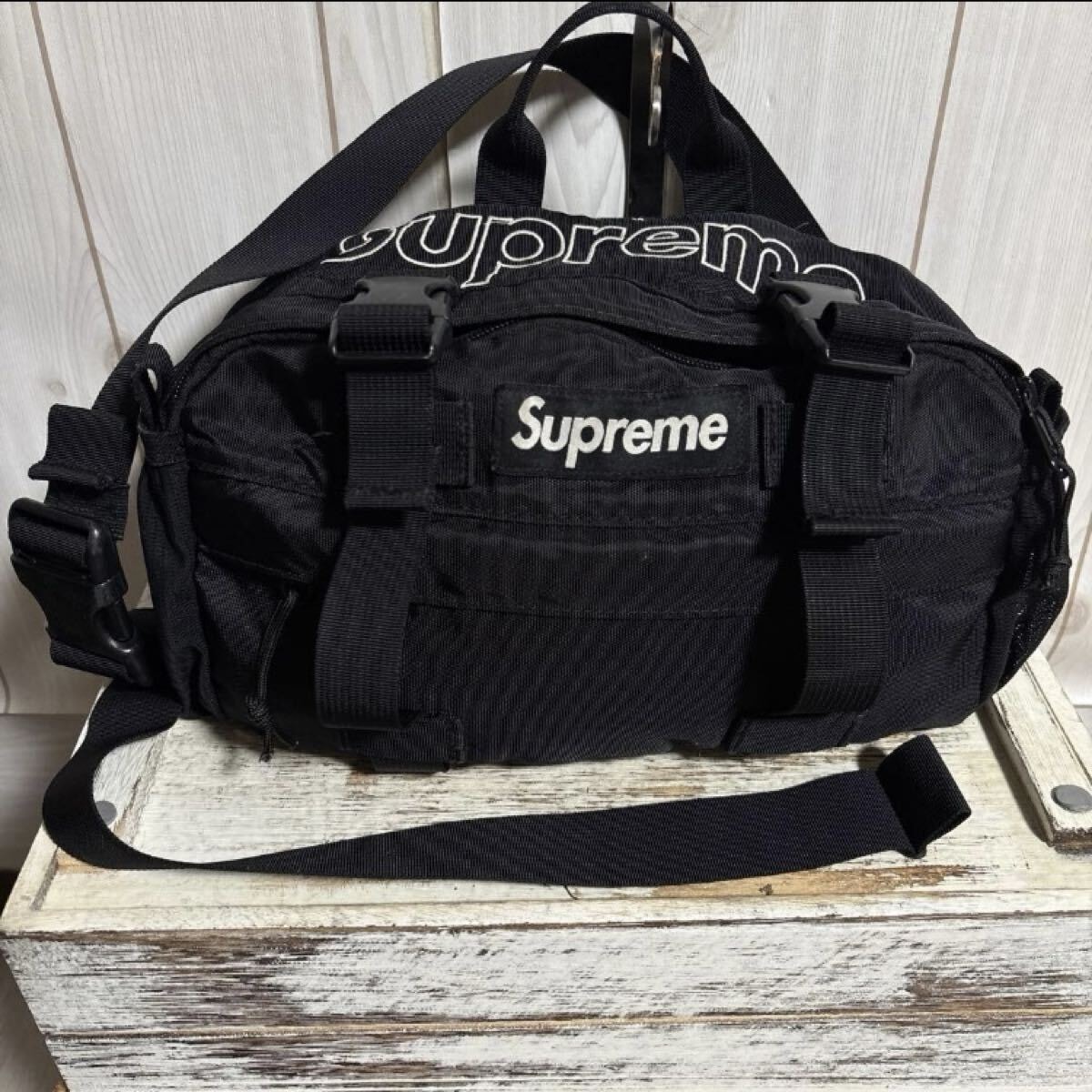 Supreme x The North Face S Logo Shoulder Bag 