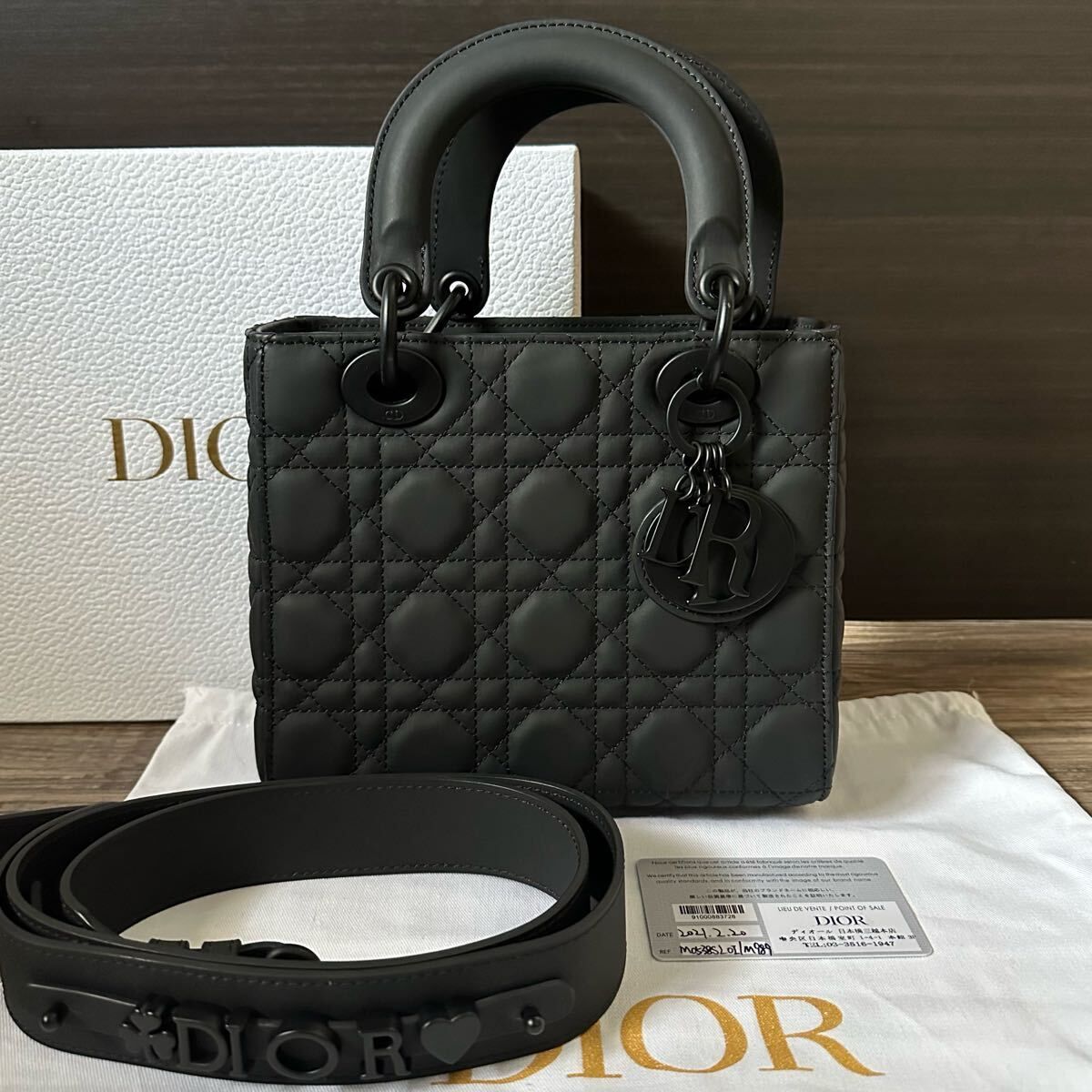 Lady Dior My ABCDior スモール カナージュ ウルトラマット