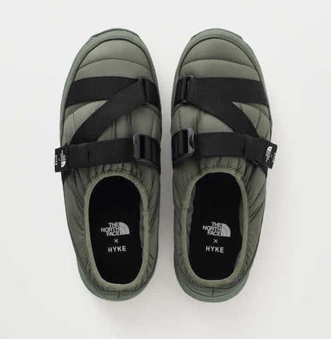 23cm HYKE THE NORTH FACE Tec Nuptse Low 未使用品 ハイク ノースフェイス ヌプシダウン シューズ（ スニーカー マルジェラ モンクレール