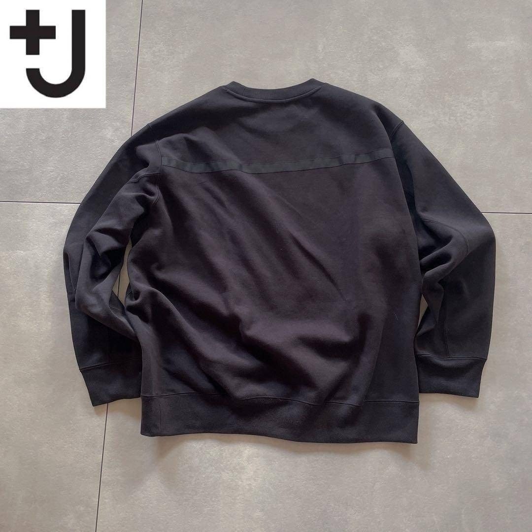 UNIQLO ユニクロ ＋J ドライスウェットシャツ（長袖） L メンズ　黒