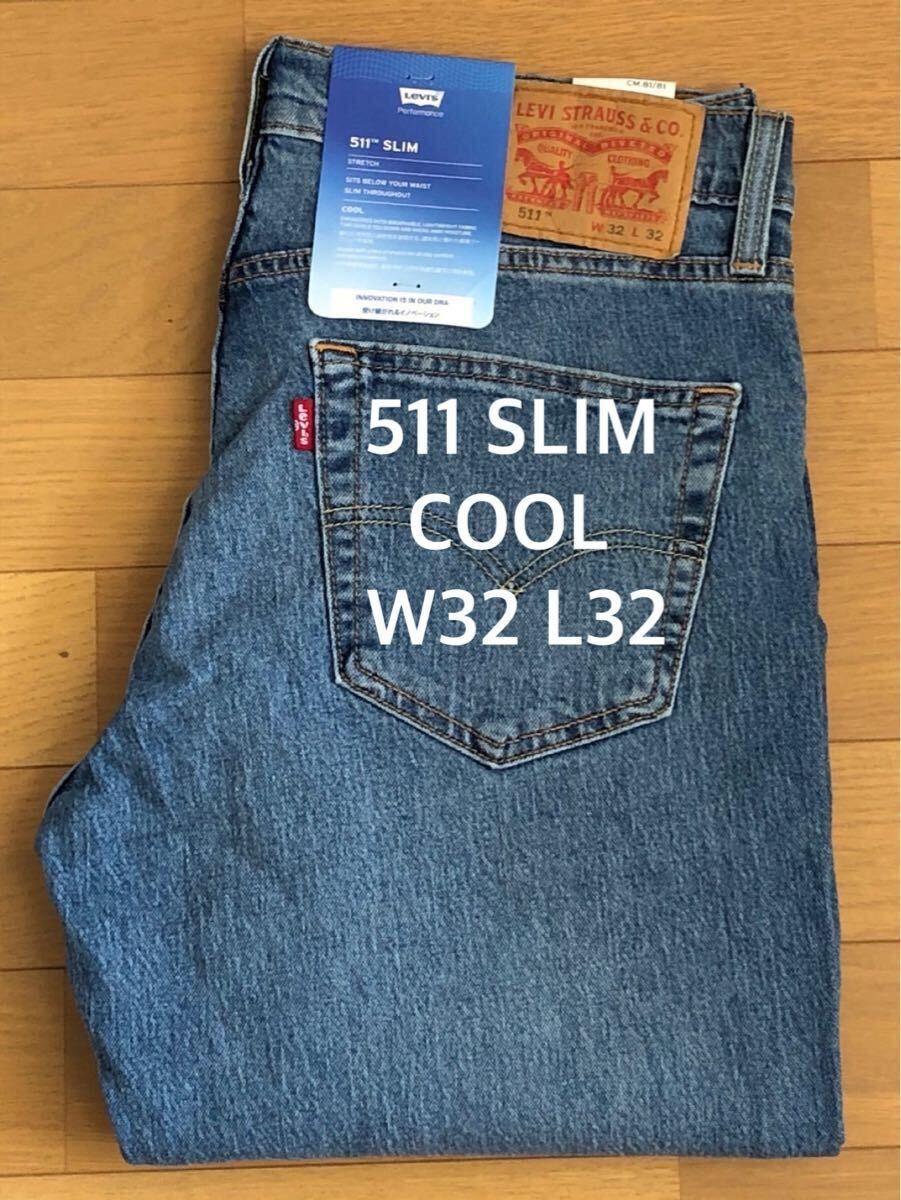 Levi's 511 SLIM FIT COOL MEDIUMINDIGO W32 L32