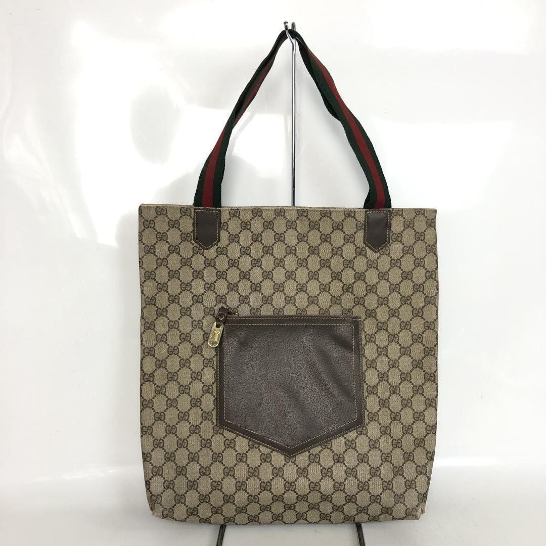 美品☆GUCCIスェードバック 美品】GUCCI 002046 スエード ハンドバッグ - メルカリ
