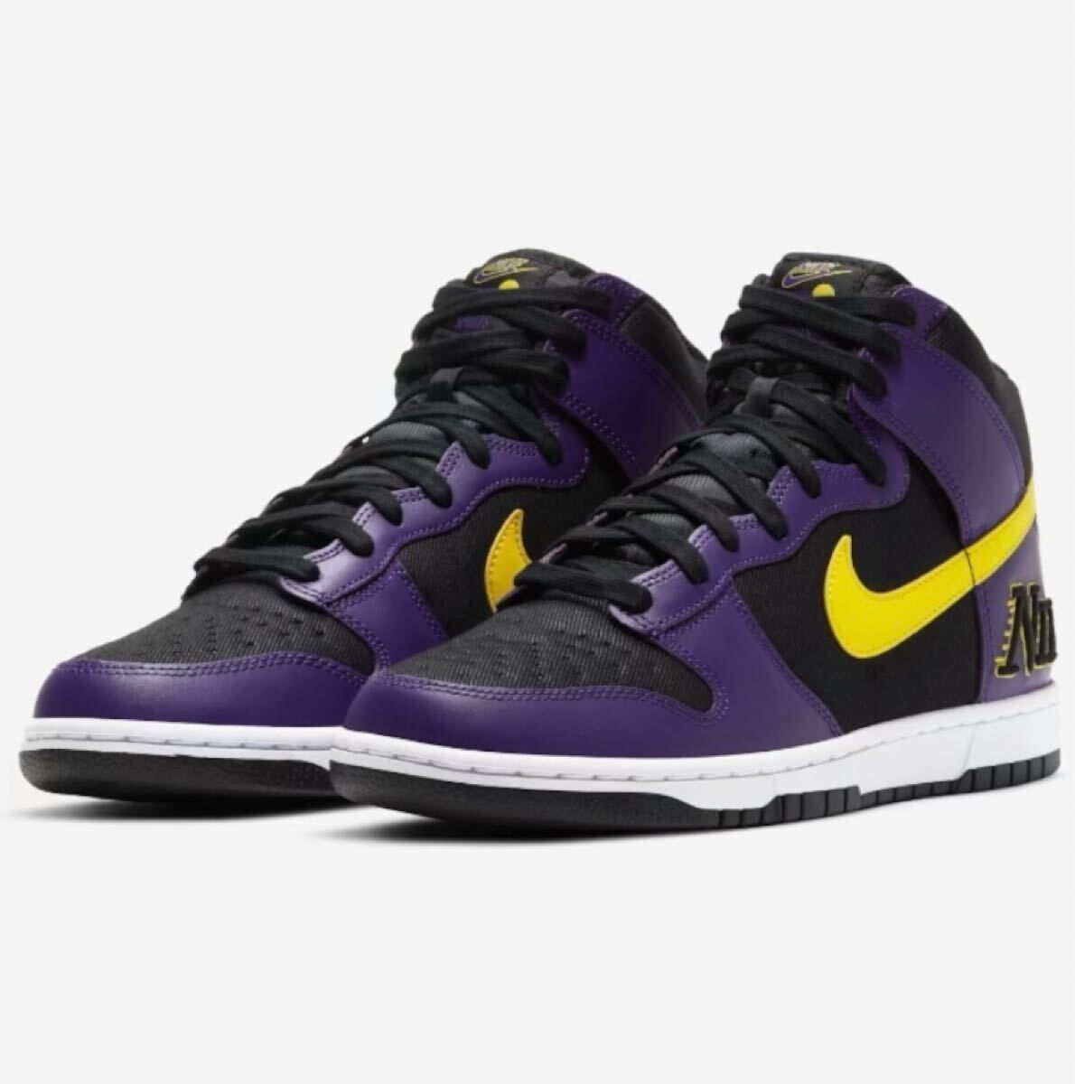Nike Dunk High EMB Lakers 