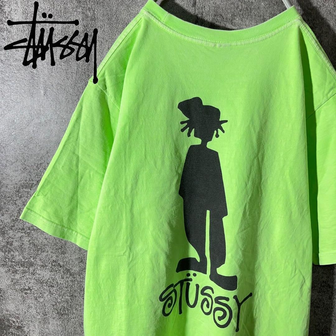 [大人気]　ステューシー　Ｔシャツ　シャドーマン　ショーンフォント　存在感◎