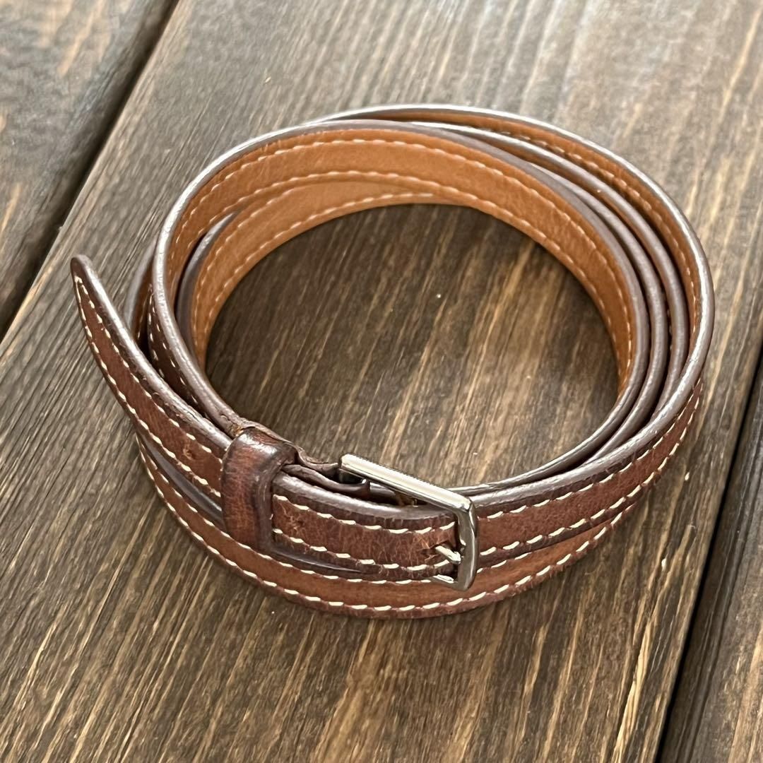 HERMES エルメス レザー ブレスレット エトリヴィエール ブラウン
