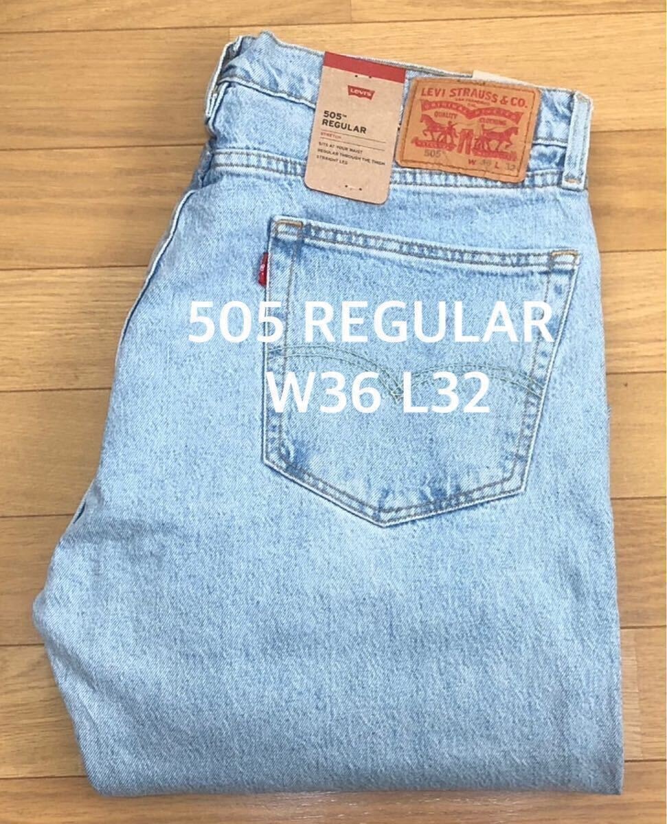 Levi's 505 REGULAR FIT LIGHT INDIGO W36 L32