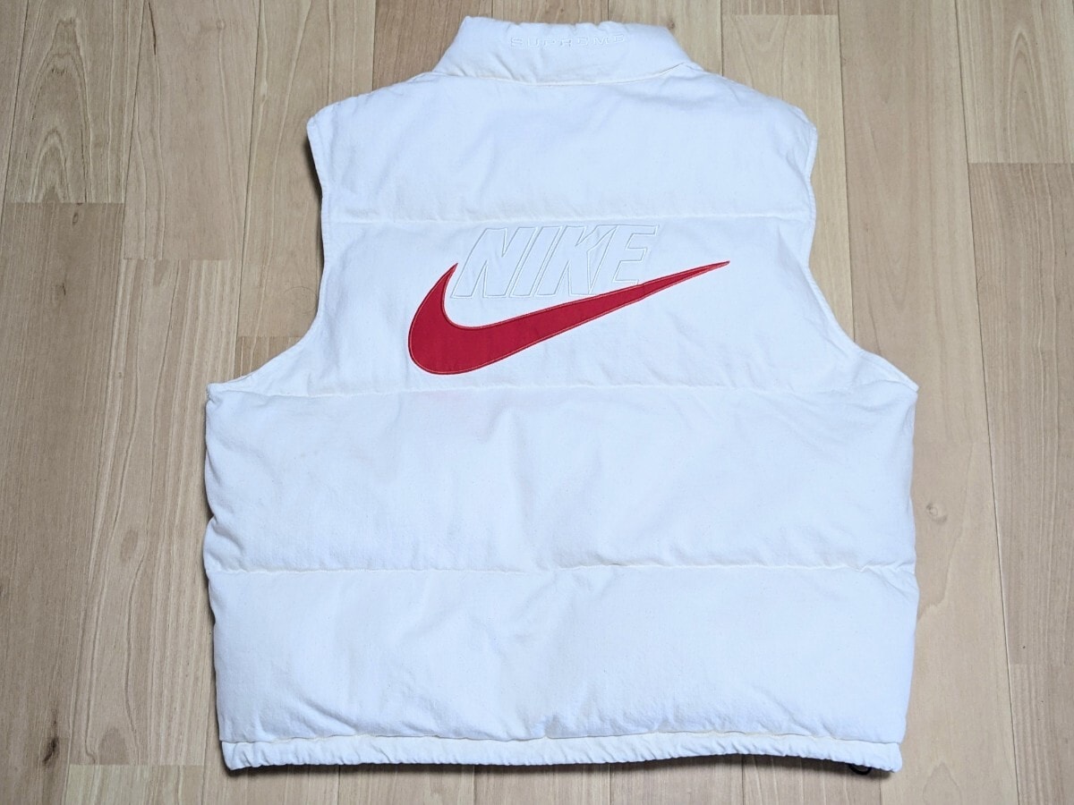 supreme/nike denim puffer vest　ナイキ/シュプリーム　ダウンベスト　
