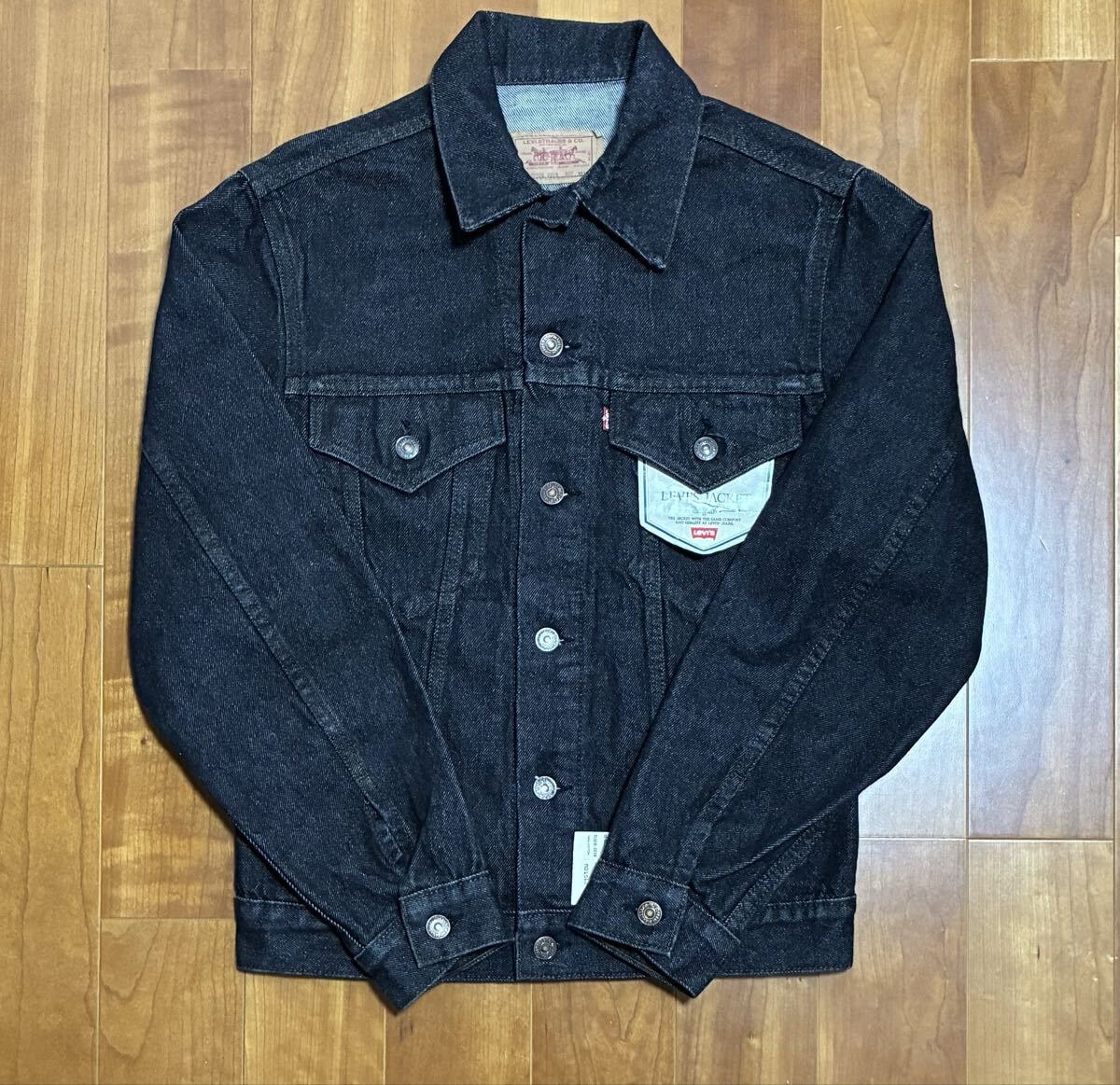 【Special】Deadstock フラッシャー付き Levi’s 70506 先染めブラック 36R USA製