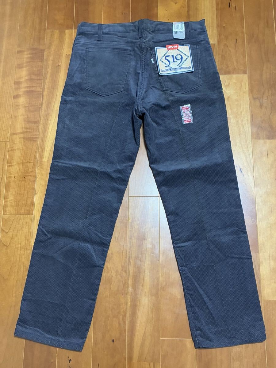 Deadstock フラッシャー付きLevi’s 519 コーデュロイパンツ USA製 W38 L30 チャコールグレー