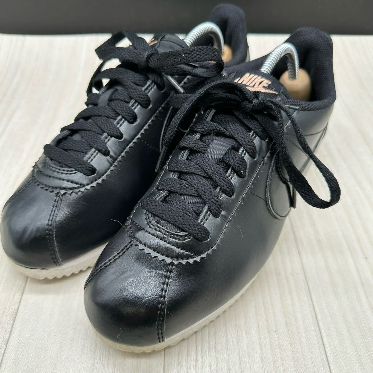 【NIKE】ナイキ スニーカー 25 コルテッツ CORTEZ ブラック レザー