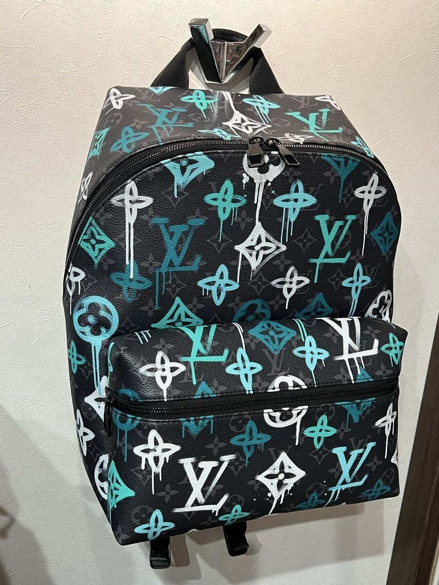 超美品★限定品即完売★ LOUIS VUITTON ルイヴィトン ディスカバリー・バックパック PM LVグラフティヴェール マルチカラー M21395 RFID