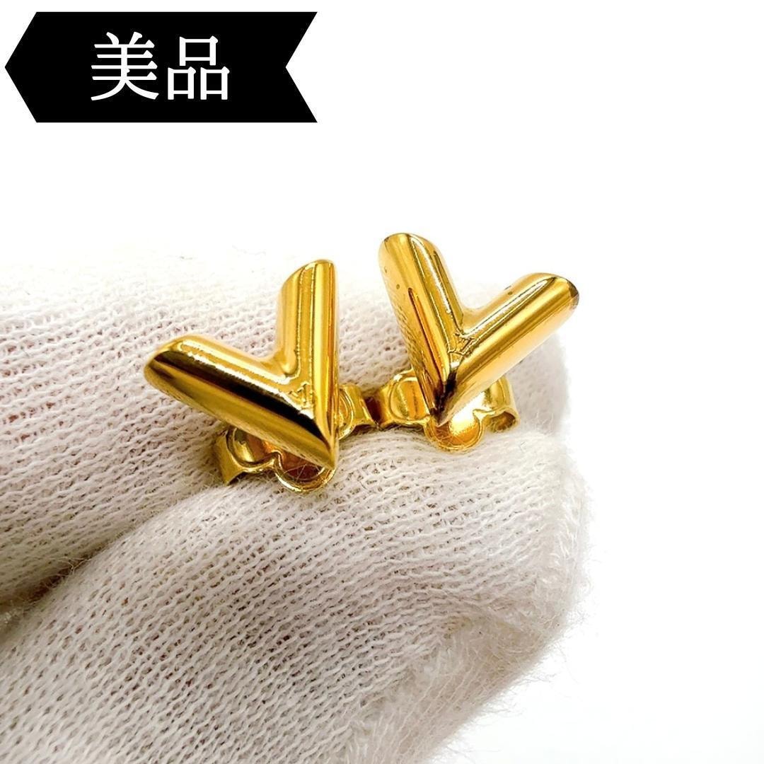 ◇ルイヴィトン◇ピアス/エセンシャルV/ピアス/ゴールド/M68153
