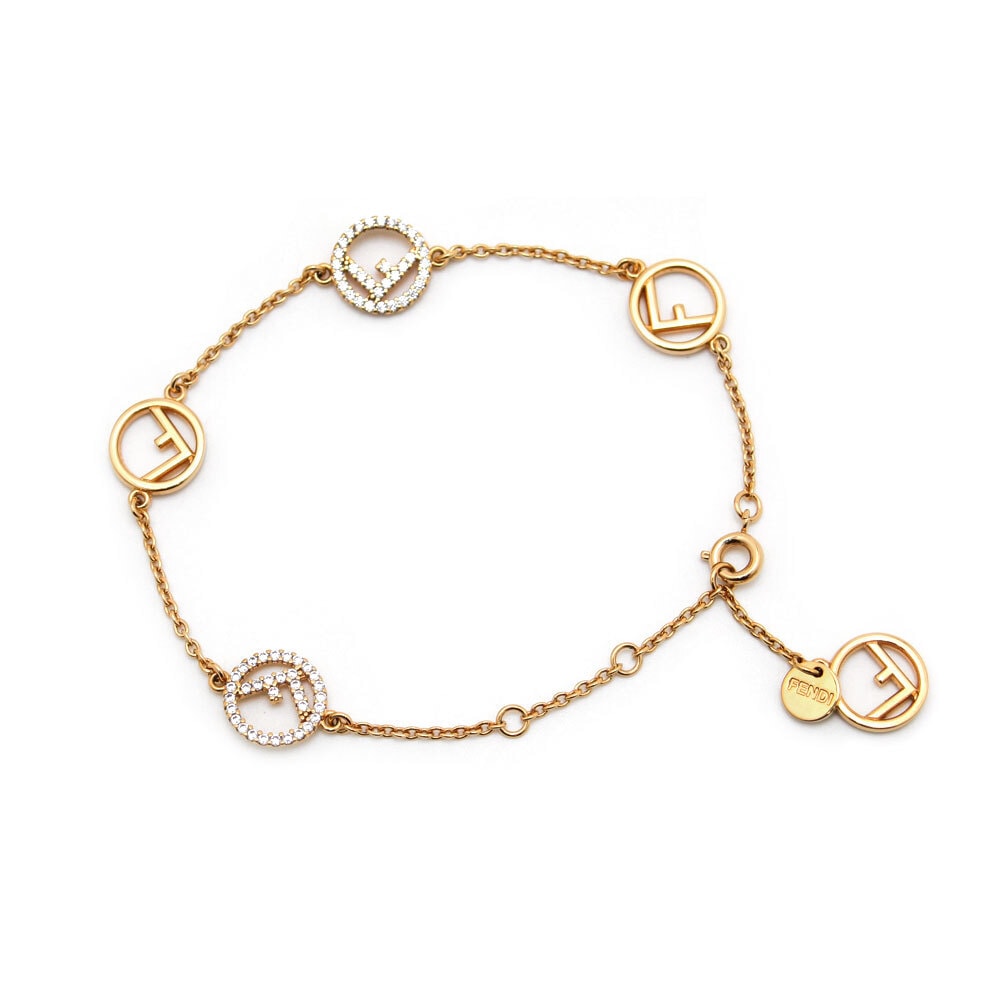 B (目立った傷や汚れなし)】中古 美品 フェンディ ブレスレット F is