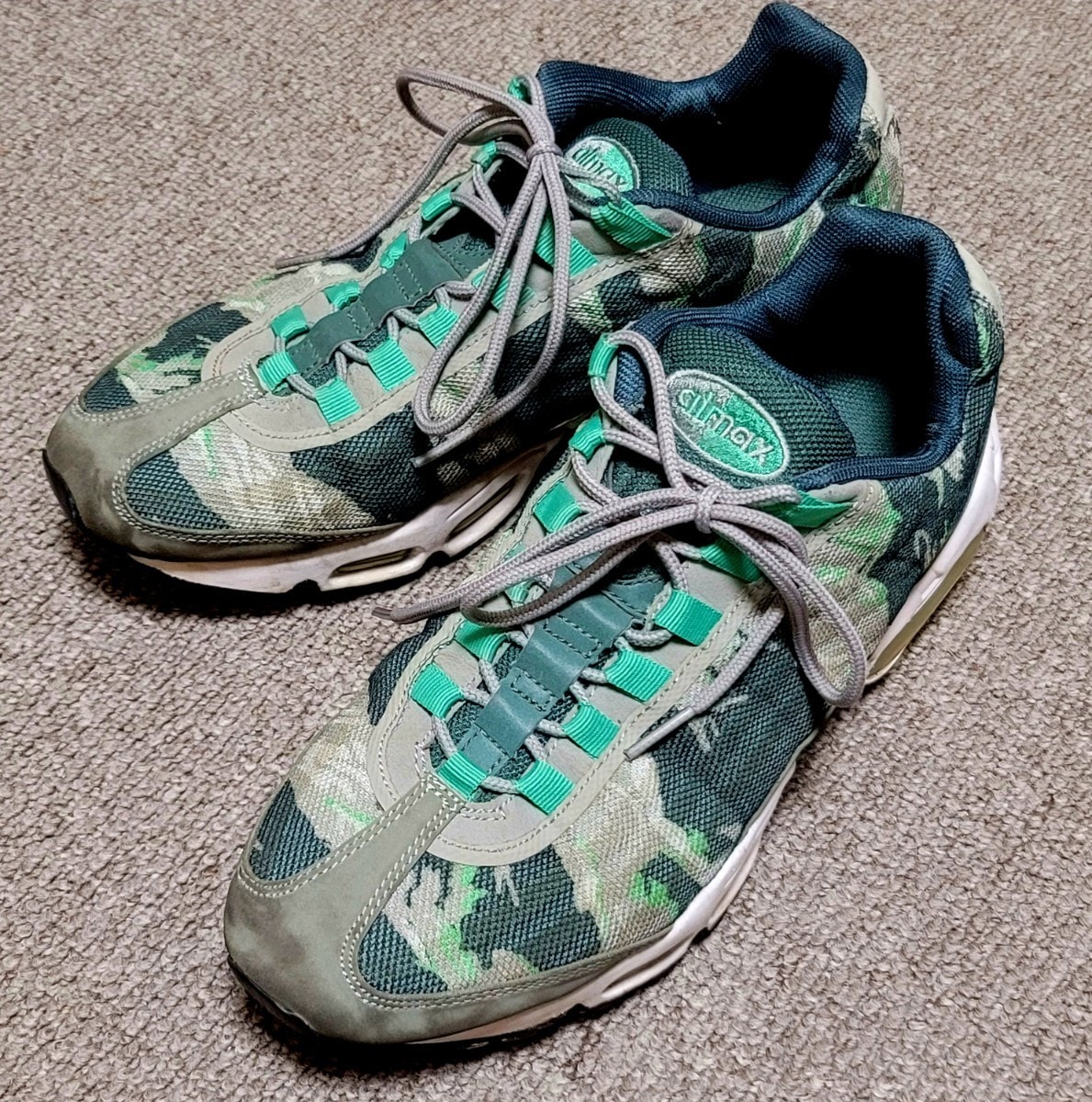 【NIKE】ナイキ AIR MAX 95 スニーカー シューズ 27.5cm 迷彩 ミリタリー カモフラージュ