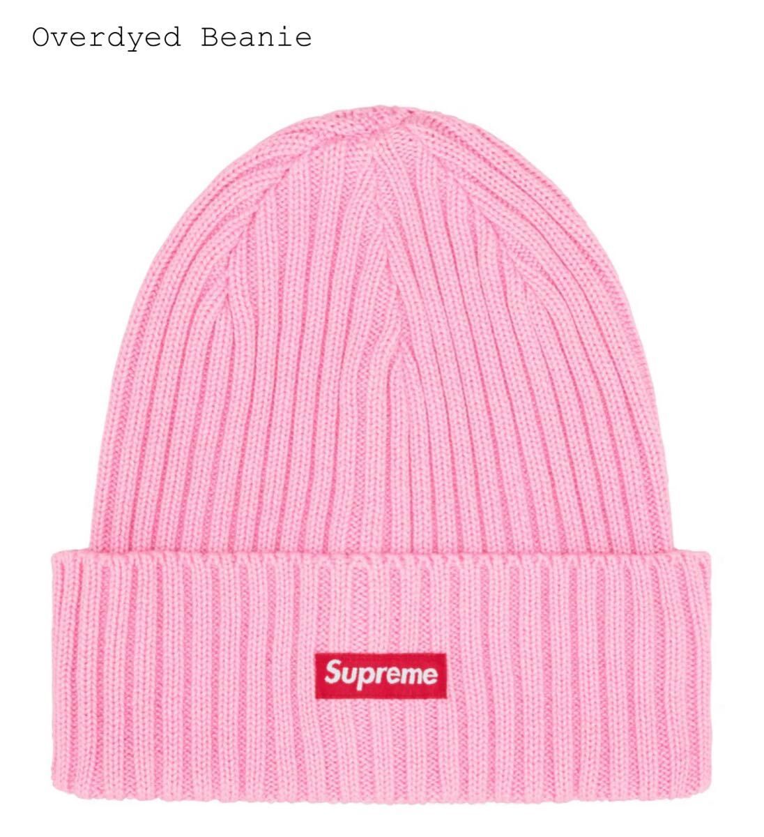 25ss Supreme Overdyed Beanie Pinkシュプリーム オーバータイドビーニー ピンク ニット帽