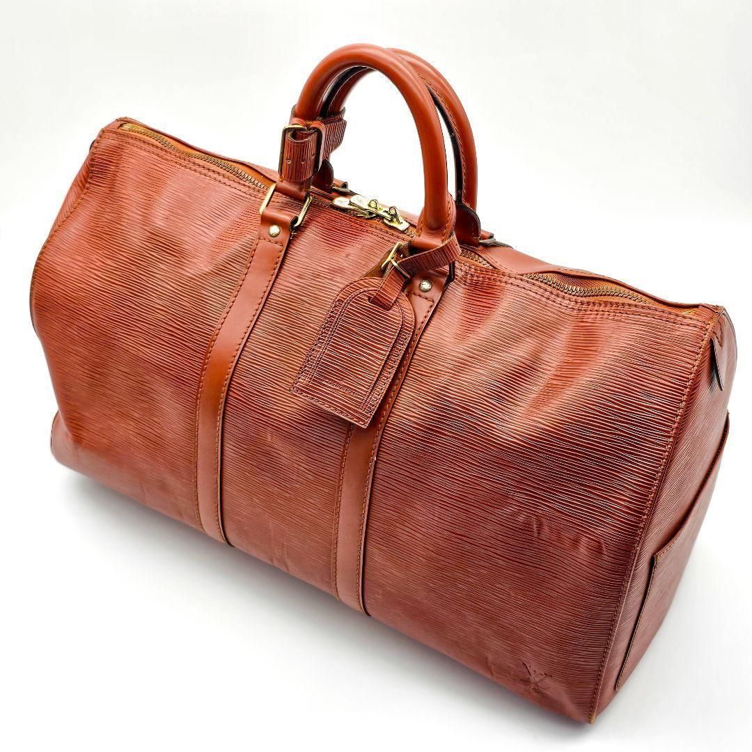 ルイヴィトンキーポル45エピケニアブラウン旅行かばん73