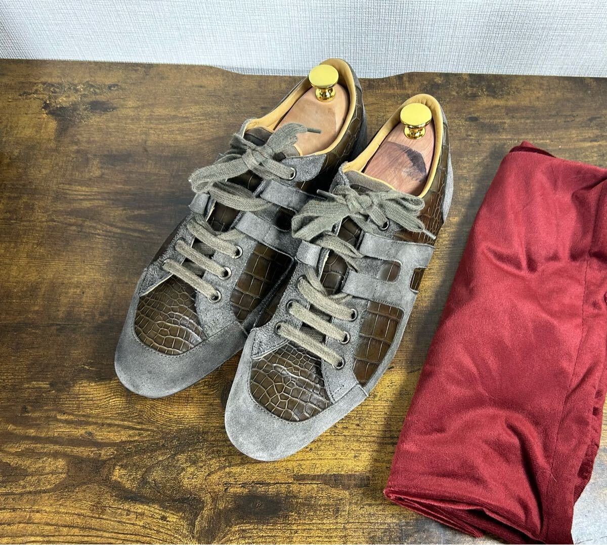 A (未使用に近い)】エルメス Envy エンヴィ キャンバス ホワイト スの