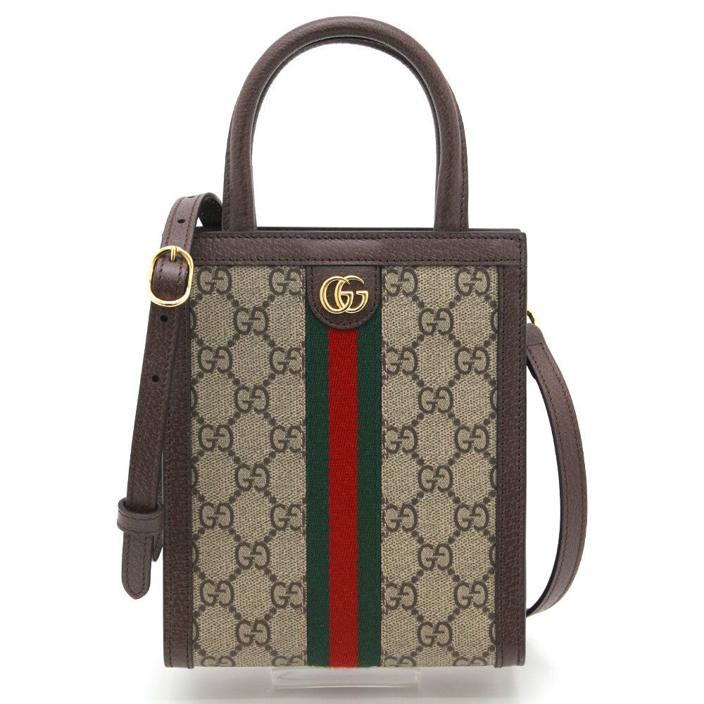 中古 美品 ほぼ未使用 グッチ GUCCI ショルダーバッグ Ophidia オフィディア GGスプリーム 772317 ベージュ ブラウン イタリア製 2way