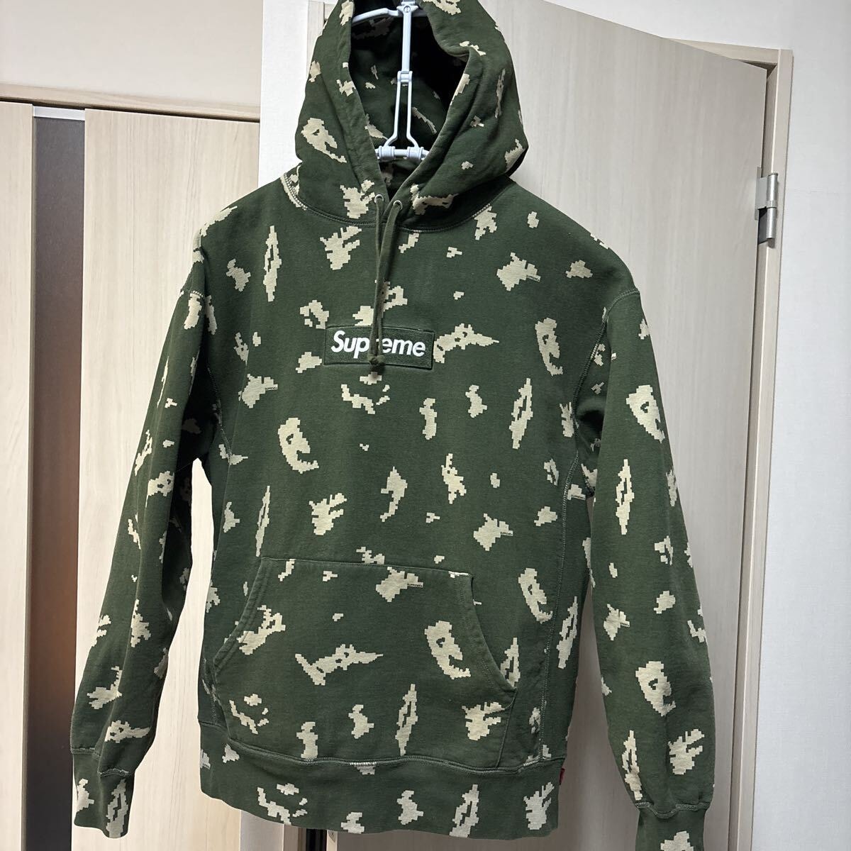 Supreme S Logo Zip Up Hooded Sweatshirt 