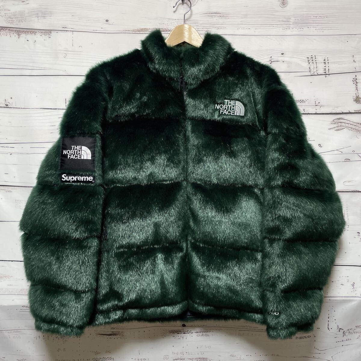 【鑑定料無料】新品 SupremeThe North Face Fur Nuptse Jacket シュプリーム ノースフェイス ダウンジャケット XL