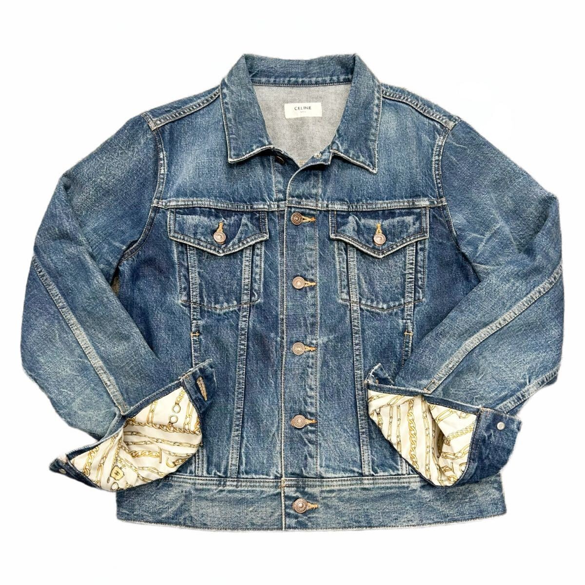 A+ (新品・未使用(ワケあり))】セリーヌ 643E2Q01807VD ﾌﾞﾙｰ ﾃﾞﾆﾑ