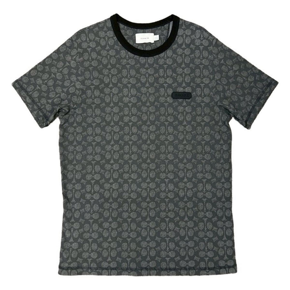 B (目立った傷や汚れなし)】COACH コーチ Tシャツ シグネチャー 総柄 