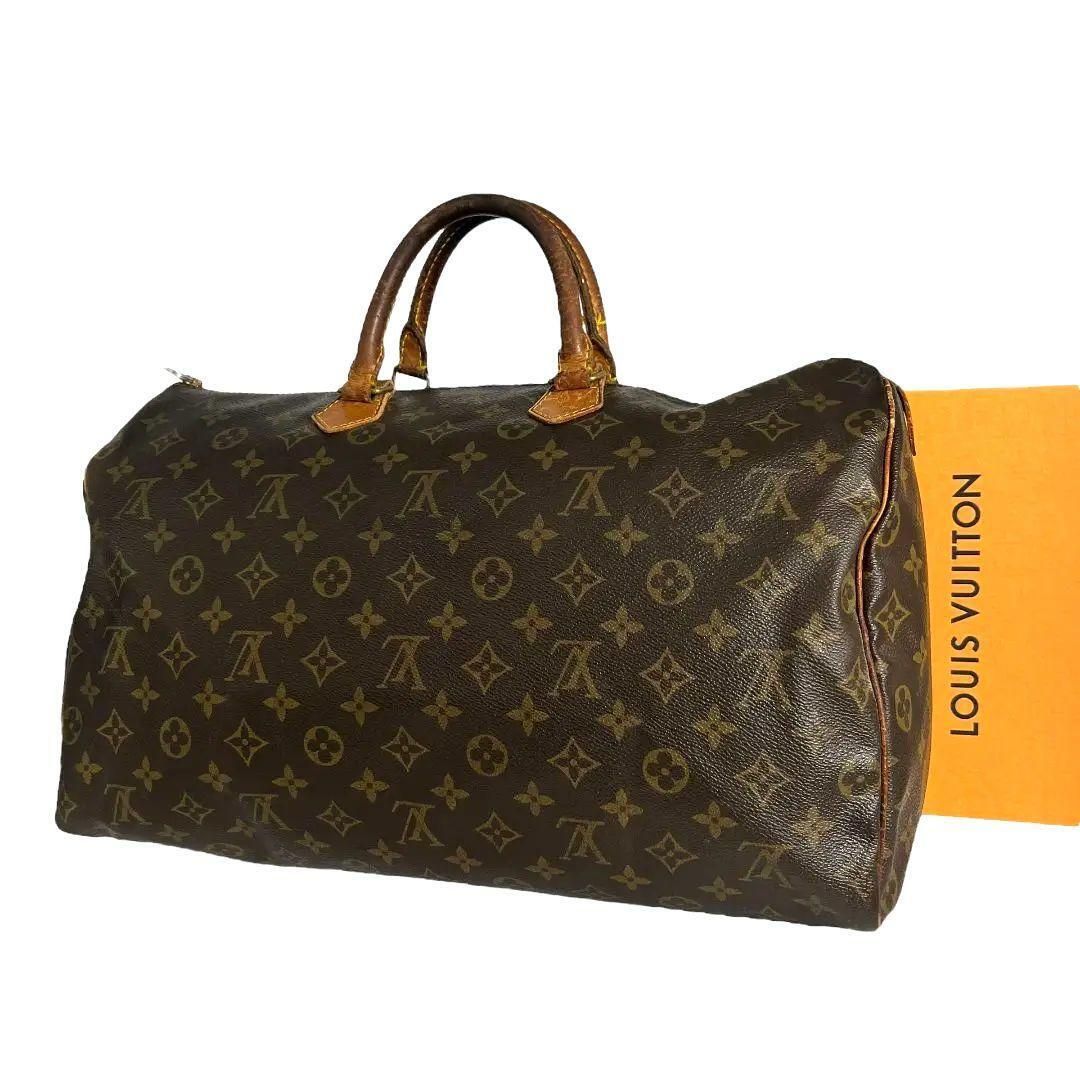 正規品☆スピーディ40　ルイヴィトン　LOUIS VUITTON　モノグラム　ハンドバッグ　ボストンバッグ　茶色　ブラウン