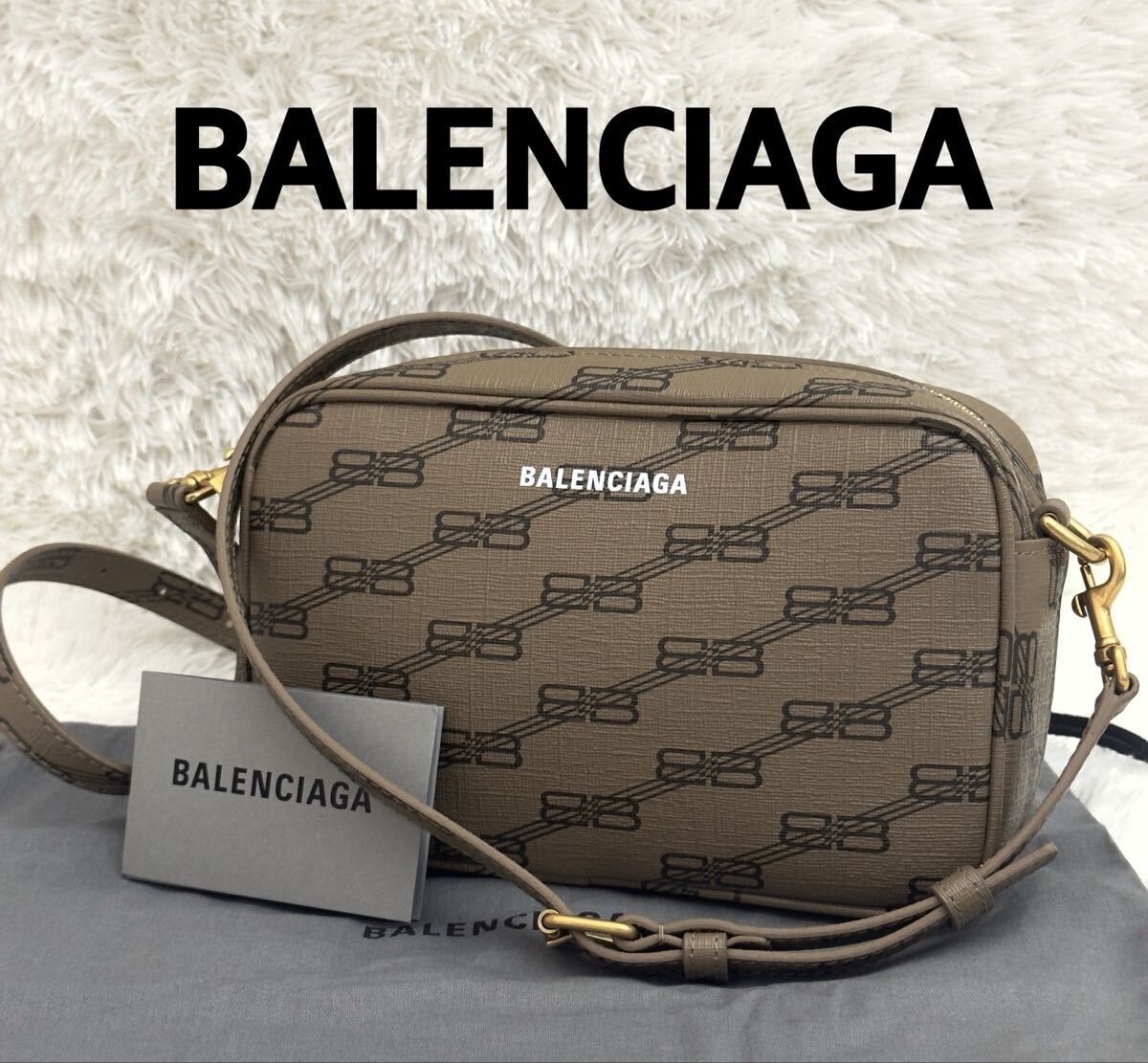 ☆新品☆バレンシアガ BALENCIAGA ショルダー モノグラム カメラバッグ クロスボディ