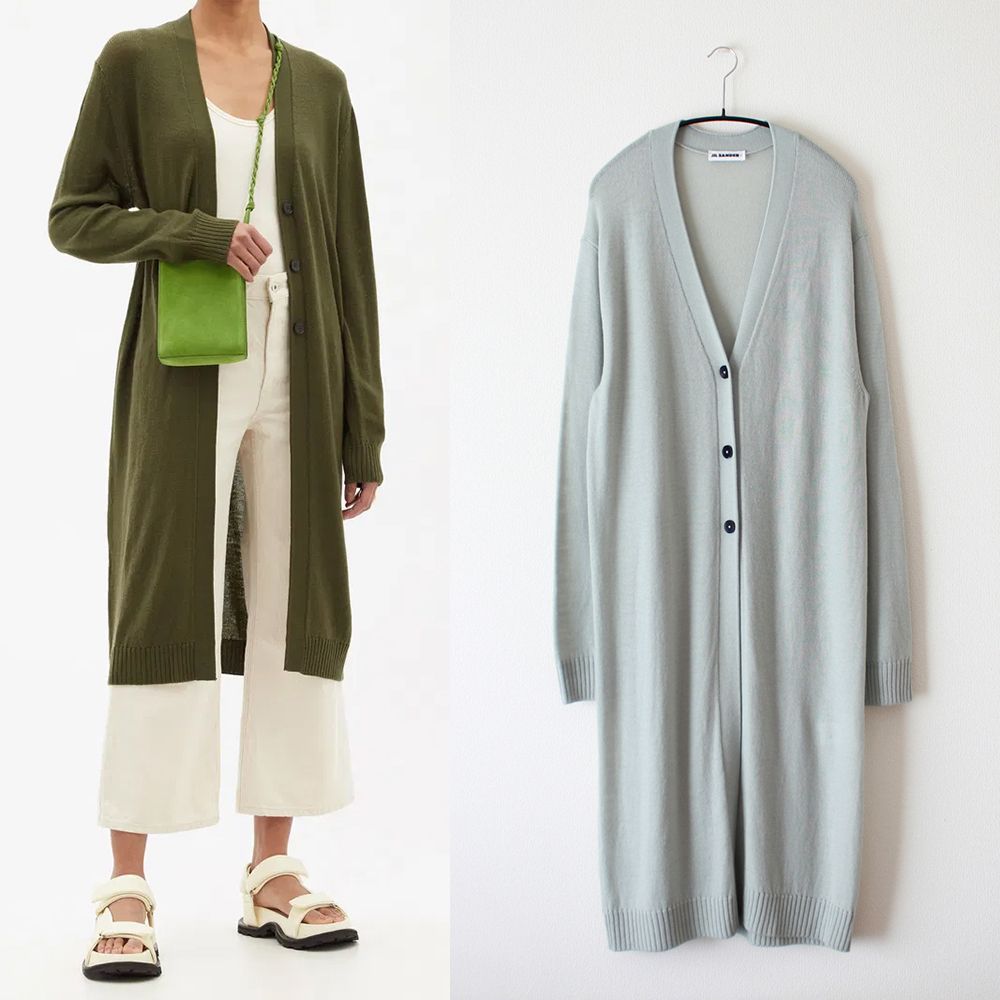 JIL SANDER＋／ジルサンダープラス／21FW／ウールロングカーディガン