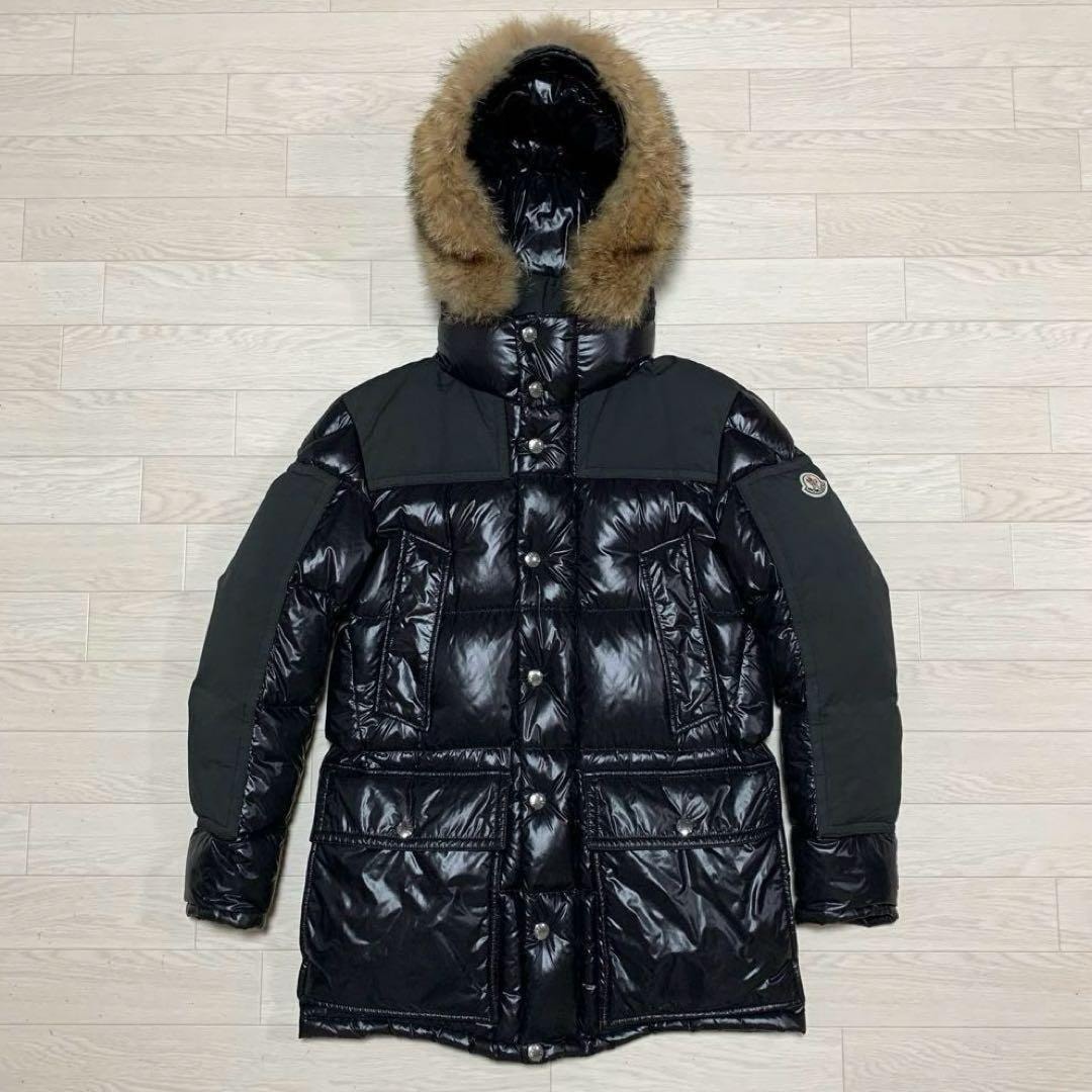 MONCLER モンクレール FREY コヨーテファー付きダウンジャケット 3 