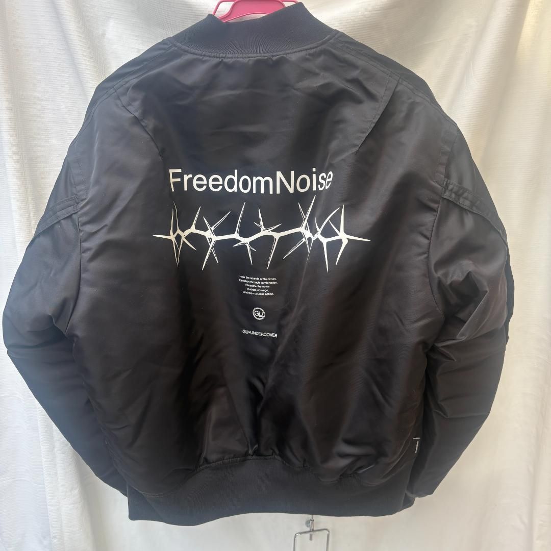 GU × UNDERCOVER フライトジャケット MA-1 黒 Sサイズ
