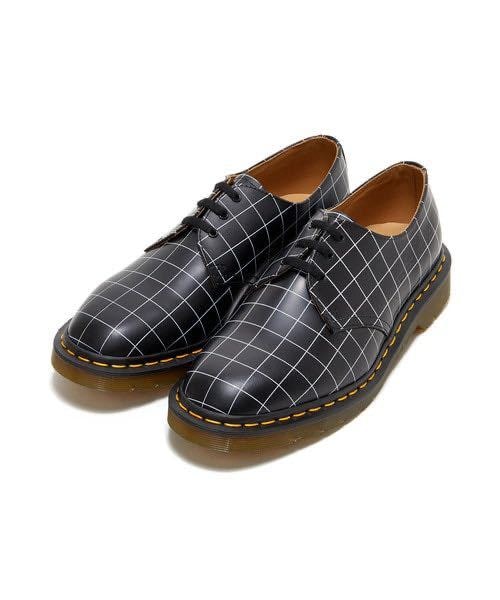 【新品未使用 イングランド製】UNDERCOVER × Dr.Martens 1461 3ホールシューズ UK6 グリッドチェック/アンダーカバー/ドクターマーチン