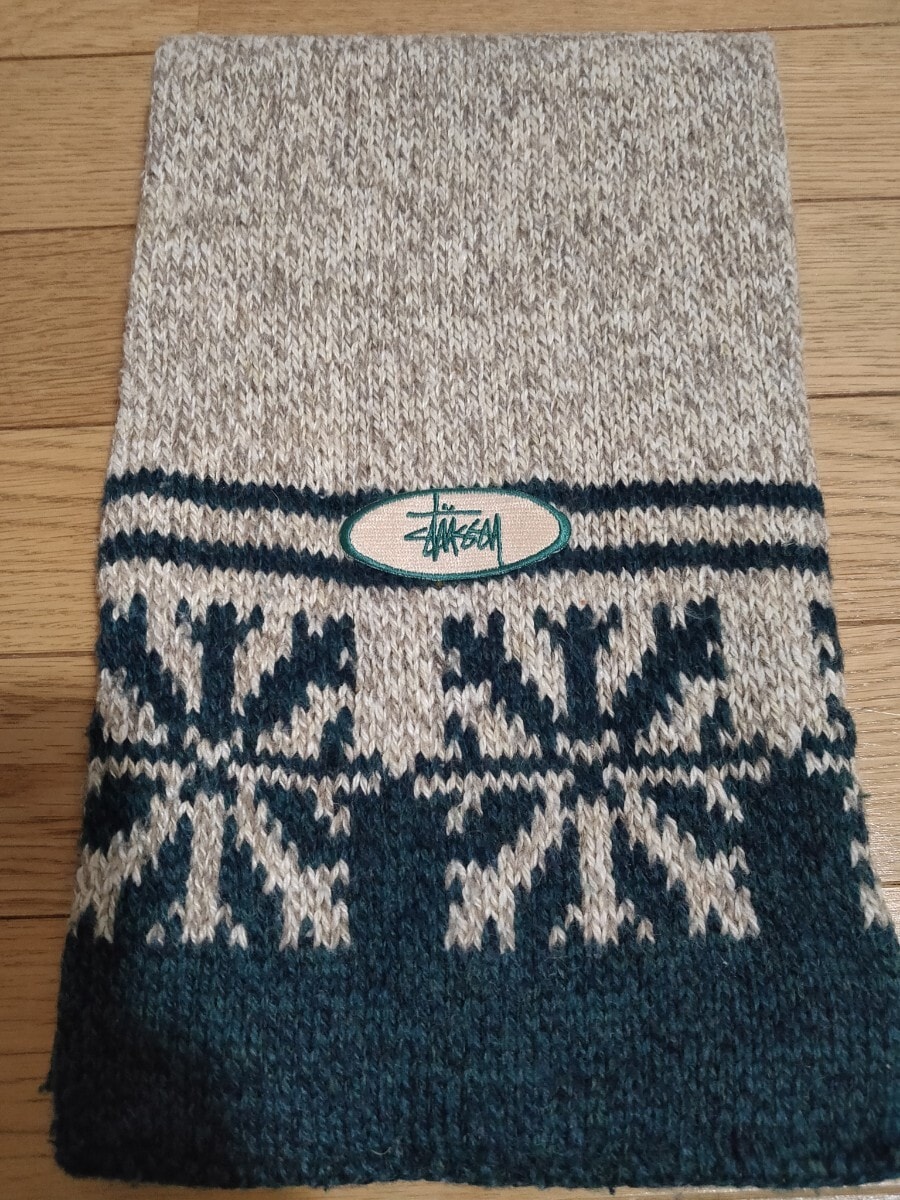 STUSSY ニットマフラー OLD ステューシー