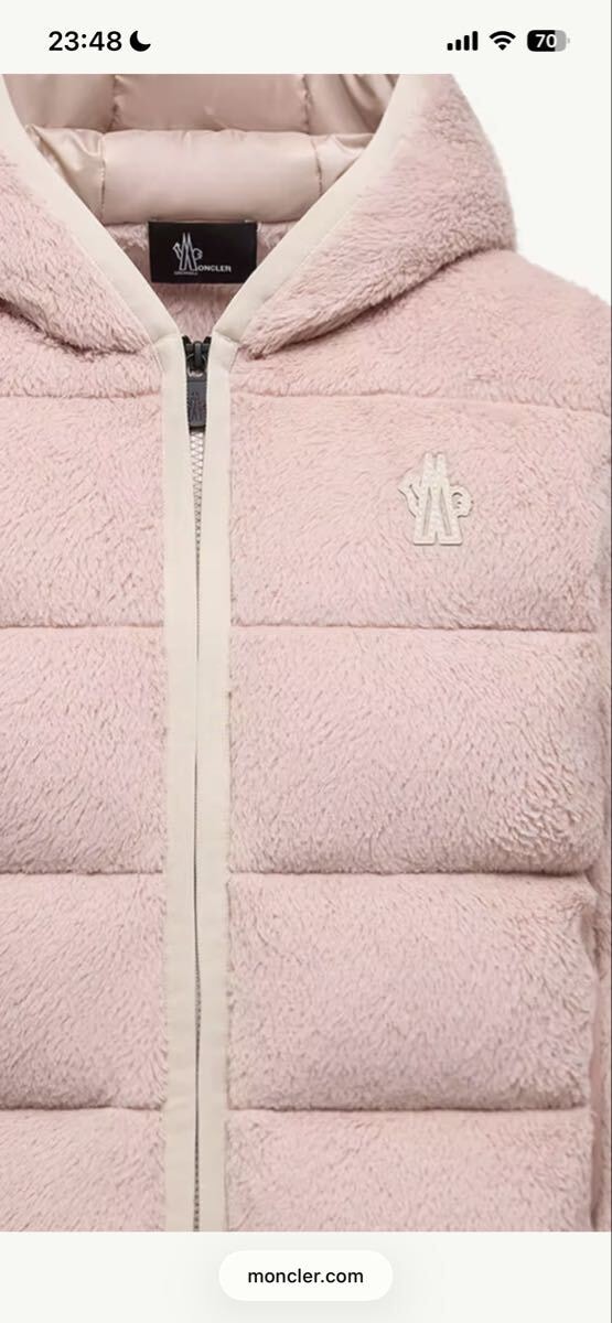 Moncler☆パディング【ジップアップパーカー】☆正規USED美品♪格安可愛い